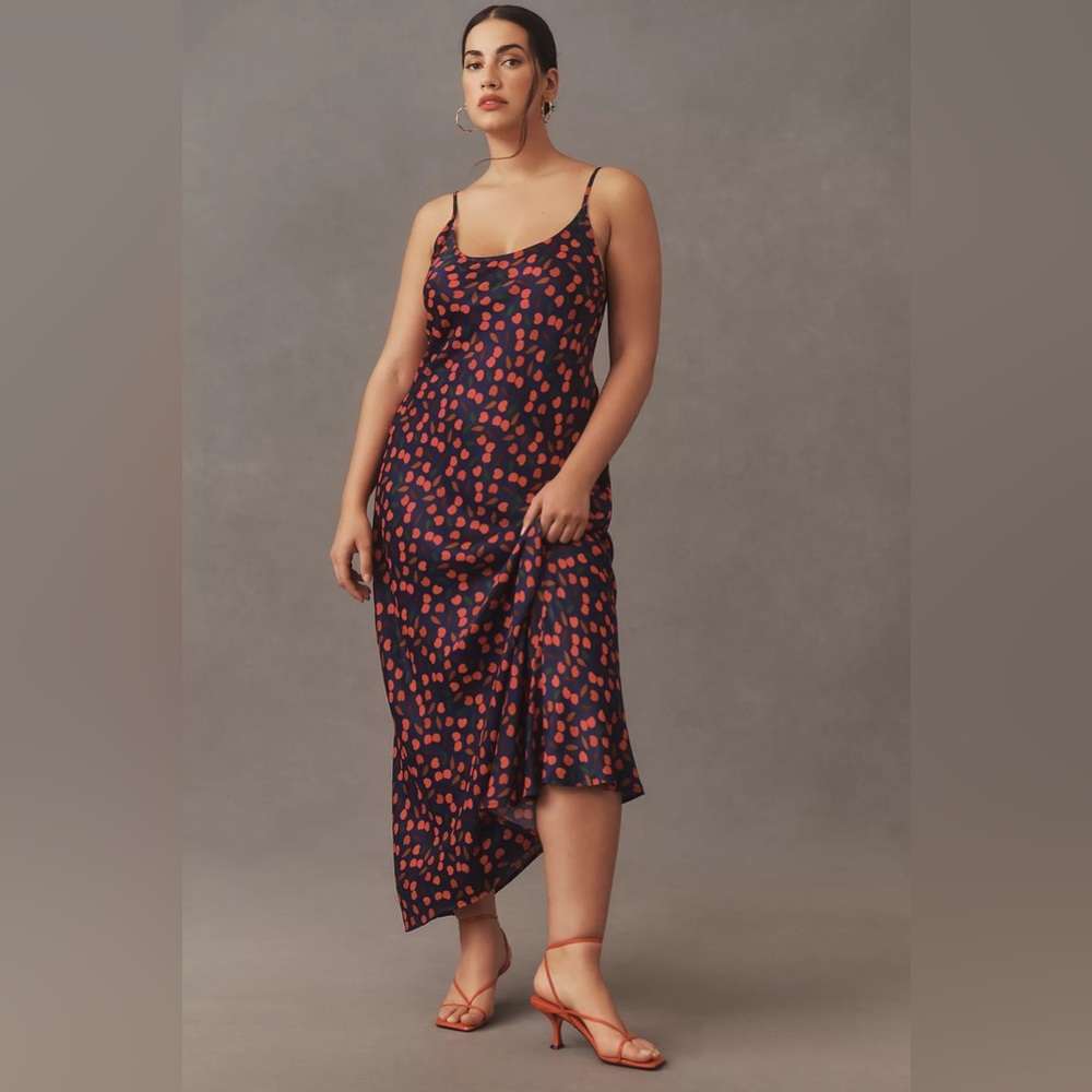 NWT Conditions Apply Elva Slip Midi Dress